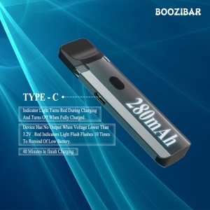 BooziBar 2ML 280 mAh Disposable CBD Vape Pen With Adjustable Voltage