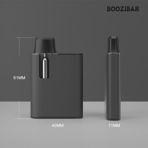 BooziBar 2 ML Disposable Square CBD With Push Button Adjustable Airflow