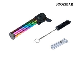 BooziBar 1000mAh Rechargeable Rainbow Tube Dry Herb Vaporizers